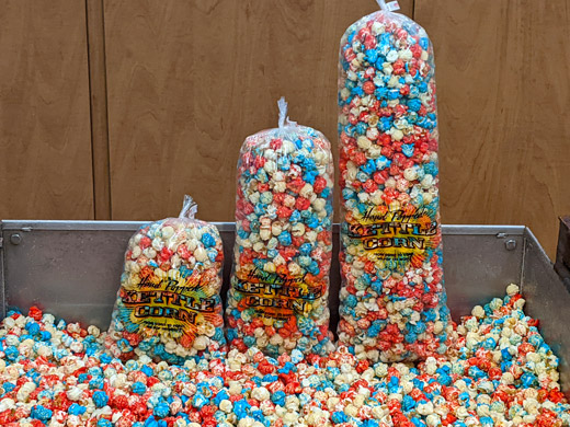 Patriotic American Kettle Corn